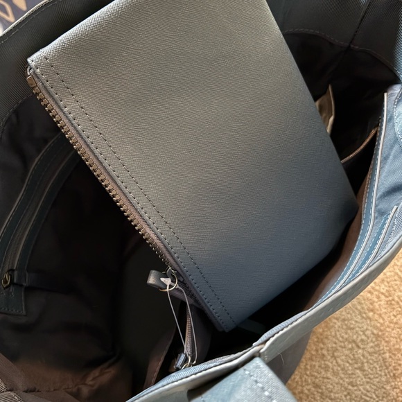 Lululemon All Day Tote Bag Large 26L Astro Blue Crossbody Strap - Picture 8 of 11